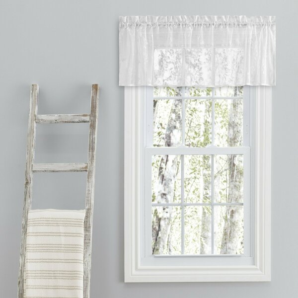 Ricardo Ricardo Isabella Lace Rod Pocket Tailored Window Valance 02780-01-014-01